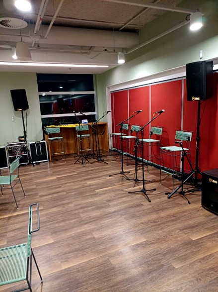 Sala acústica preparada