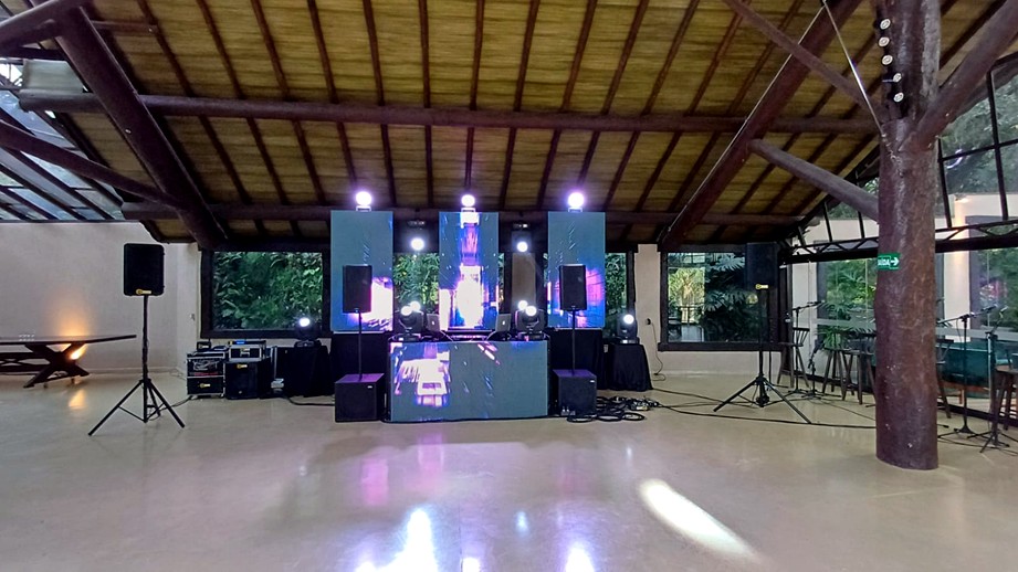 Estrutura DJ + moving heads